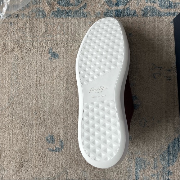 Good Man Brand Legend London Sneaker Pebble Leather Dark Vachetta / White 14 - Picture 9 of 10